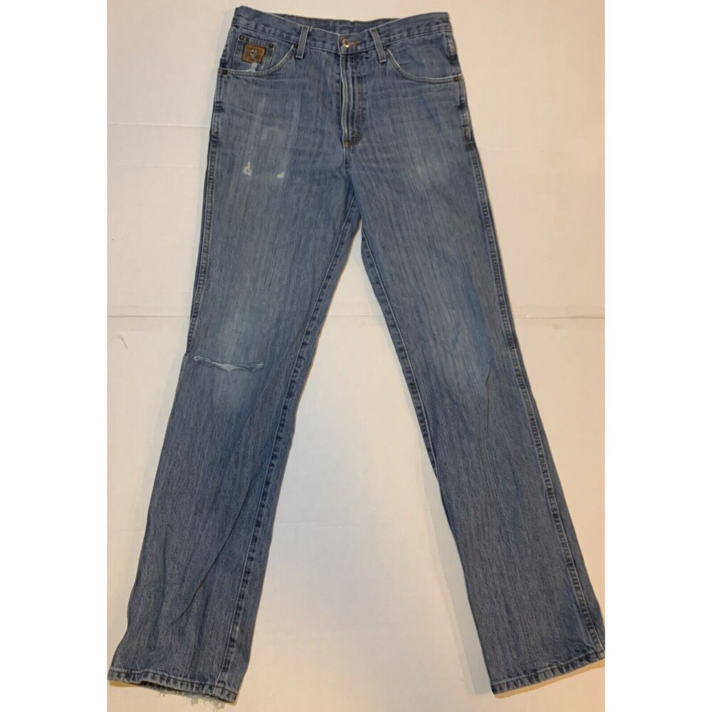 Cinch Bronze Label Jeans Tall Blue Slim Fit Tapered Western Denim Men’s 33x36